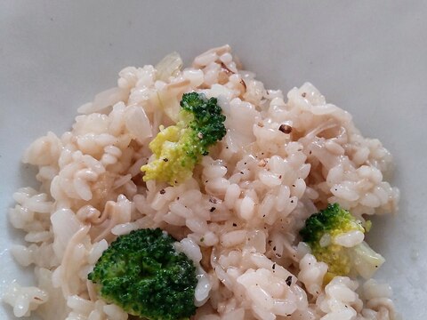 生米からのチーズリゾット